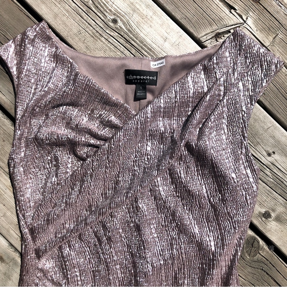 Silver Metallic Dress